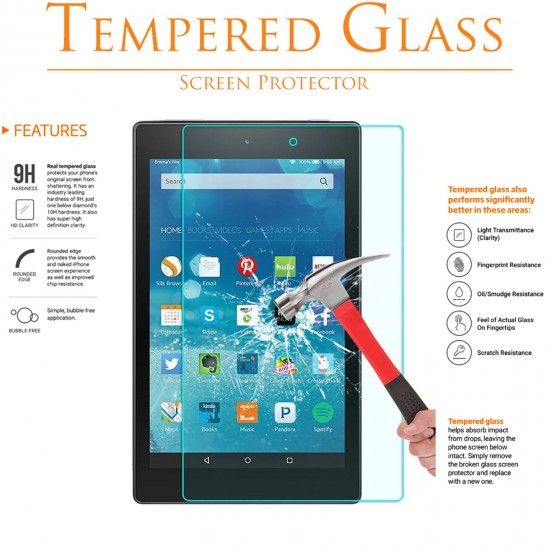 Screen Guard for Amazon Fire 7- Tempered Glass 