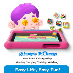 G-TiDE Klap E1 2GB 32GB Android 11 Kids Tablet- Pink G-TiDE Klap E1 2GB 32GB Android 11 Kids Tablet- Pink