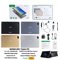 Modio M21 Android Tablet PC 4GB 128GB  Modio M21 Android Tablet PC 4GB 128GB