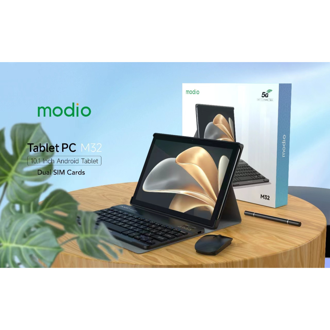 Modio M32 8GB 512GB Android Tablet With Keyboard | Modio M32 Android ...