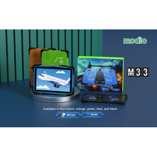 Modio M33 Kids Android Tablet PC - 256GB