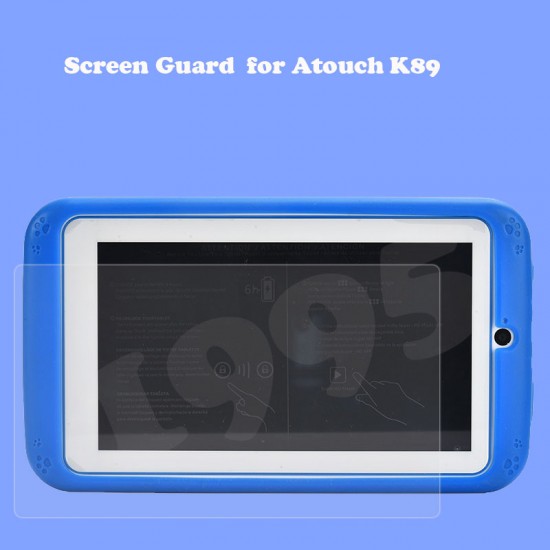 Atouch K89  7 inches Tempered Glass Screen Guard 