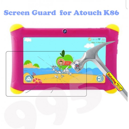 Atouch K86  7 inches Tempered Glass Screen Guard 