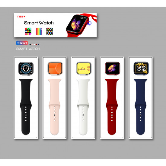 T55+  Smart Watch with Water-Proof & female menstrual cycle Monitor