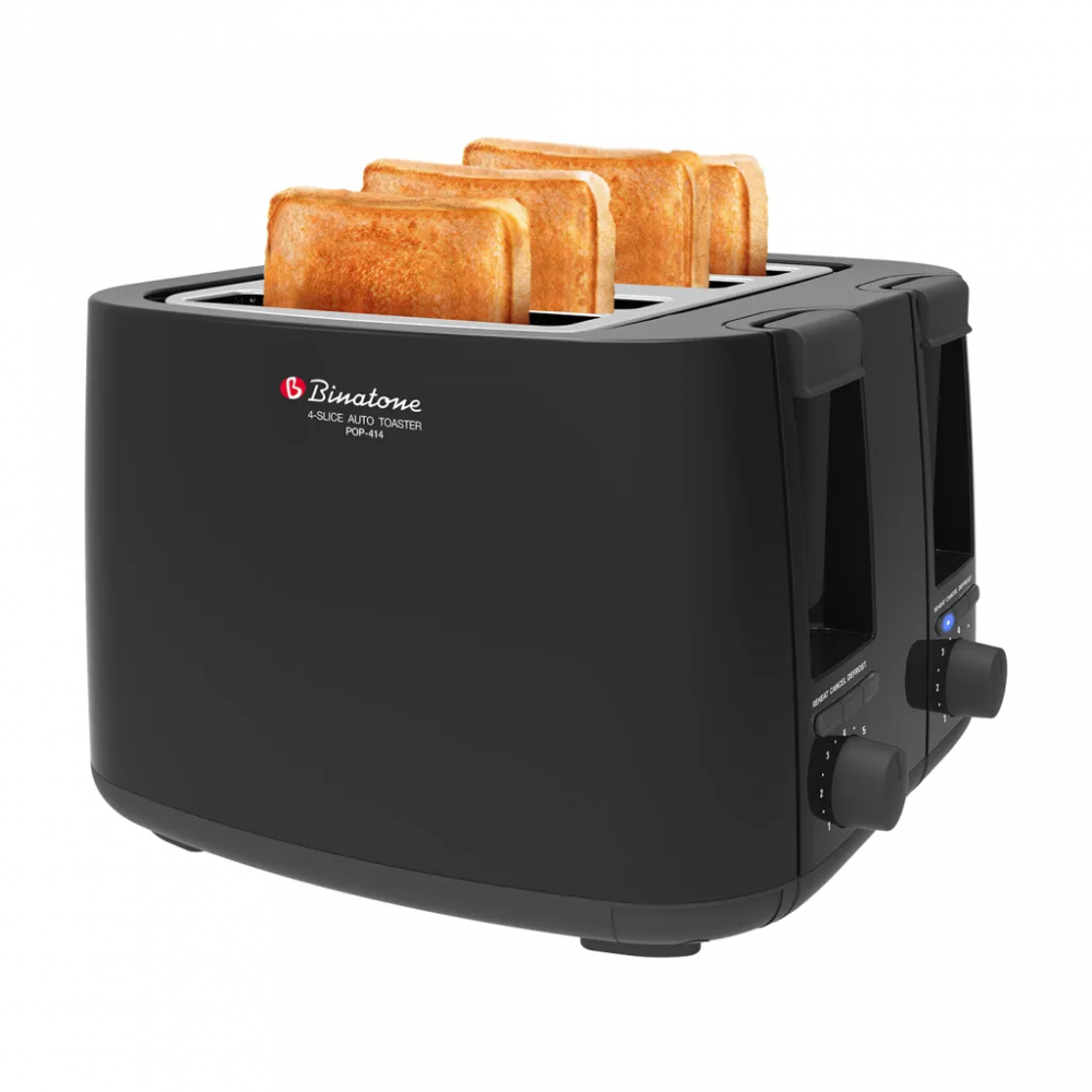 Binatone 4 slice Toaster Electric pop up toaster Auto pop up toaster